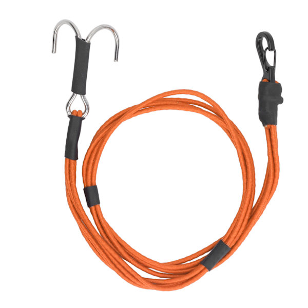 RC Crawler Kinetic Winch Strap Elastisk Rescue Drag Trailer Rep Strap med krokar för 1/10 1/8 RC Car Orange