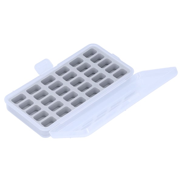 Spolebox Organizer Plastfodral Transparent 30 platser Tomma spolar Syhantverksförvaring
