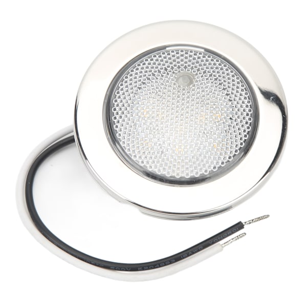 3in 12V LED Kuppellampe Rund IP66 Vandafvisende Recessed til Marine Yacht RV Campingvogn