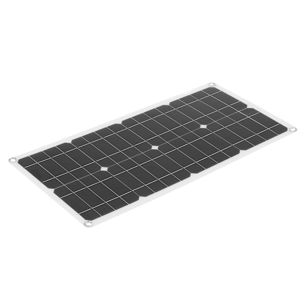 40W polykrystallinsk silikon solcellepanel fleksibel solcellelader Dobbel USB-utgang for bærbare datamaskiner bilbatterier