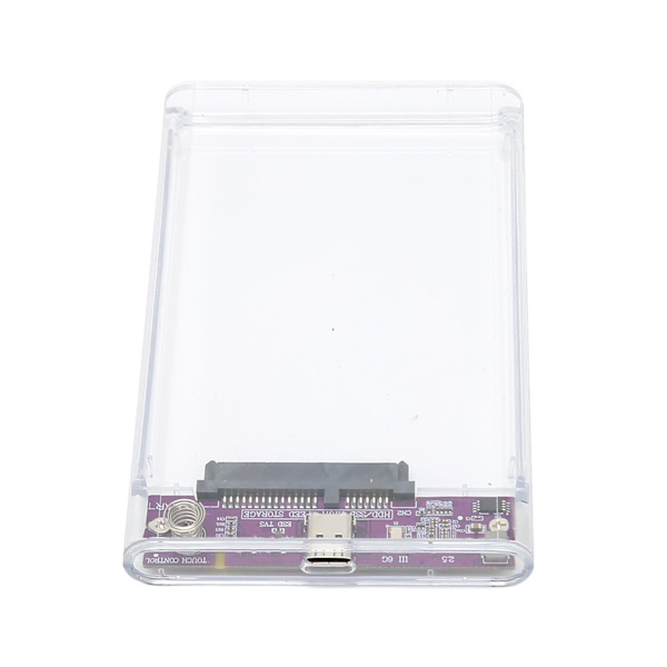 2,5 tommer Ekstern Harddisk Kabinet Støtter Maksimalt 2TB 10Gbps Klar HDD Kabinet 2,5 Type C til 2,5 tommer SATA HDD SSD