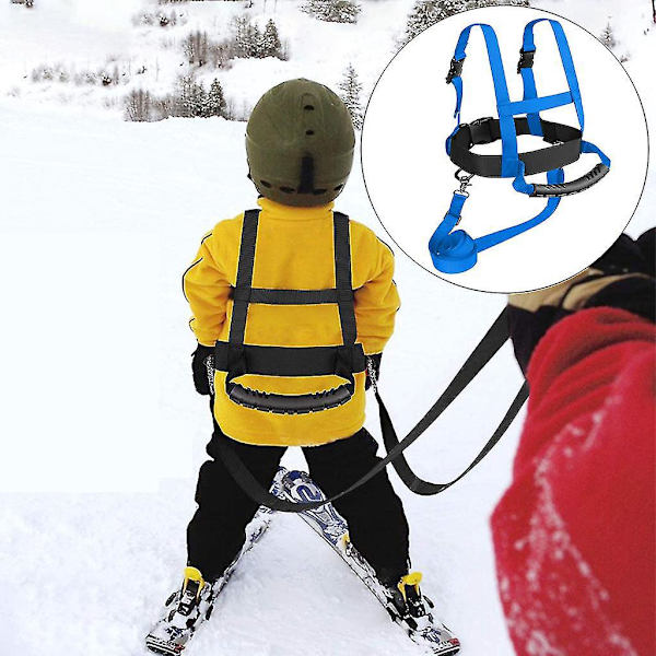 Ski- og Snowboard Træningssele til Børn - Sort