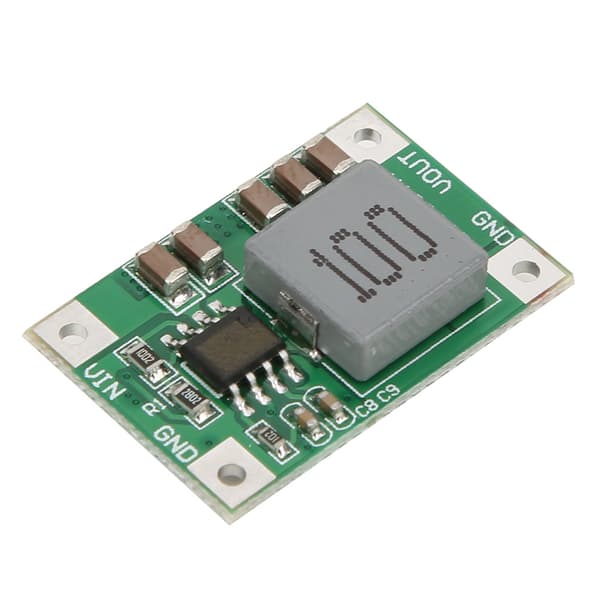 2 stk. Step Down-modul 5-18V til 3/3,3v 3,7/4,2v 5v 6V Motor Buck Converter ND1805TA (5-18V til 3V)