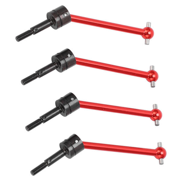 4st RC Metal Universal CVD Drivaxel Set för Tamiya TT02B 1/10 RC Car Upgrade PartsRed