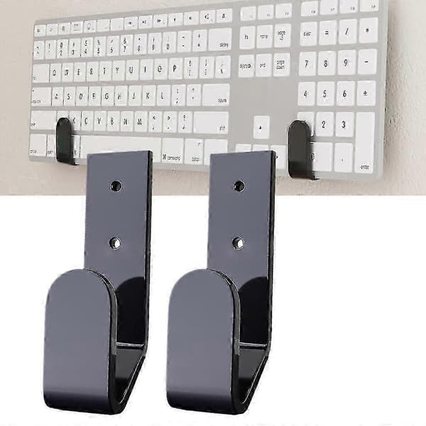 Yleismallinen seinäteline näppäimistölle, universaali langaton pelinäppäimistön pidike 4pcs