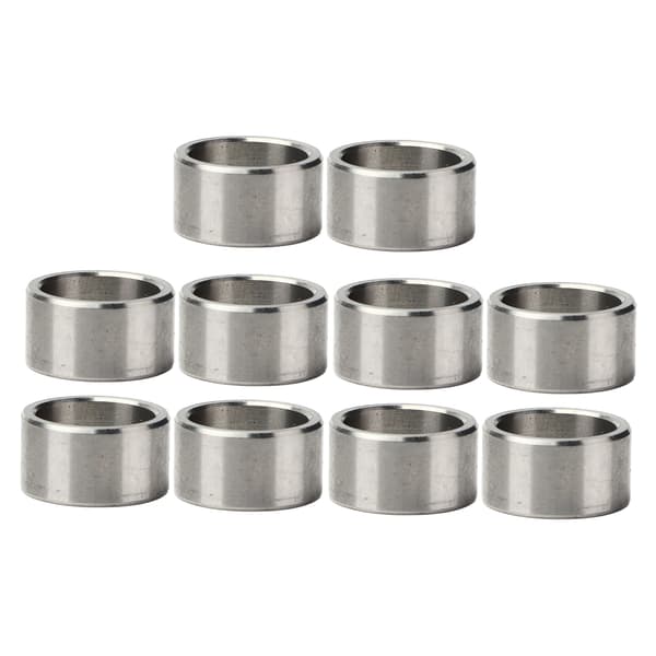 10 stk. skive afstandsskive 15 mm udvendig diameter 12 mm ID rustfrit stål tilbehørsdelsæt kit3515-0015-0080