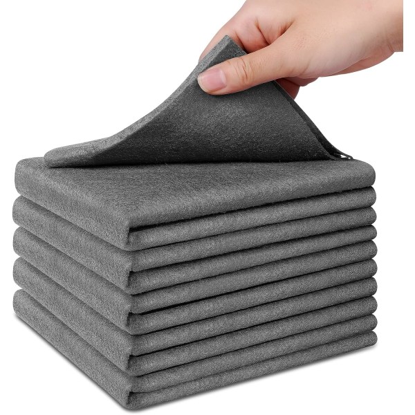 Magic Cleaning Cloth, 5 Pack Microfiber Cleaning Cloth Gjenbrukbar mikrofiber kjøkkenhåndklær strekfri for kjøkken, glass, biler og vinduer