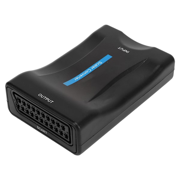 HD Multimedia Interface til Scart Konverter ABS Video Adapterboks for TV DVD-spillere