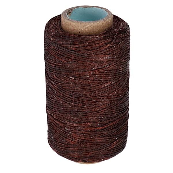 150D 820,2 ft vaxad tråd Handgjord platt sömnadssöm Tillbehör för gör-det-själv-läder CraftDark Coffee