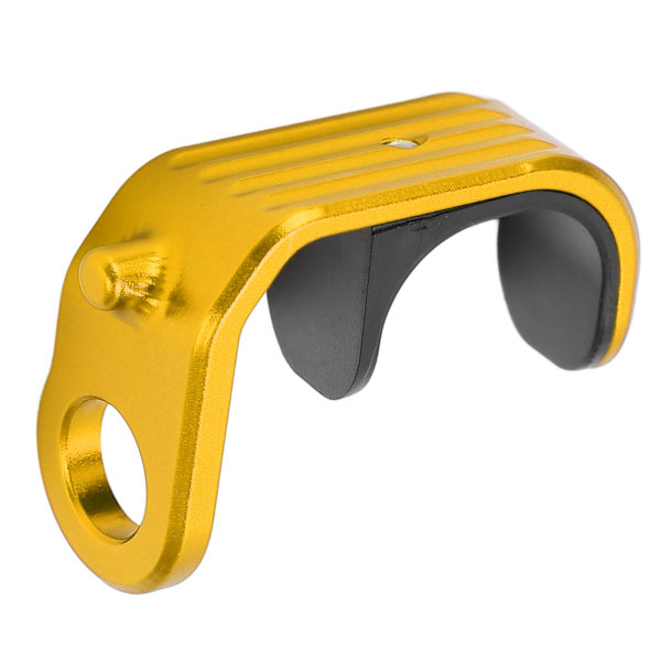 Cykel E-formad spänne Aluminiumlegering Plast polerad Lättdesign Cykelkrok E-spänne för BromptonGold