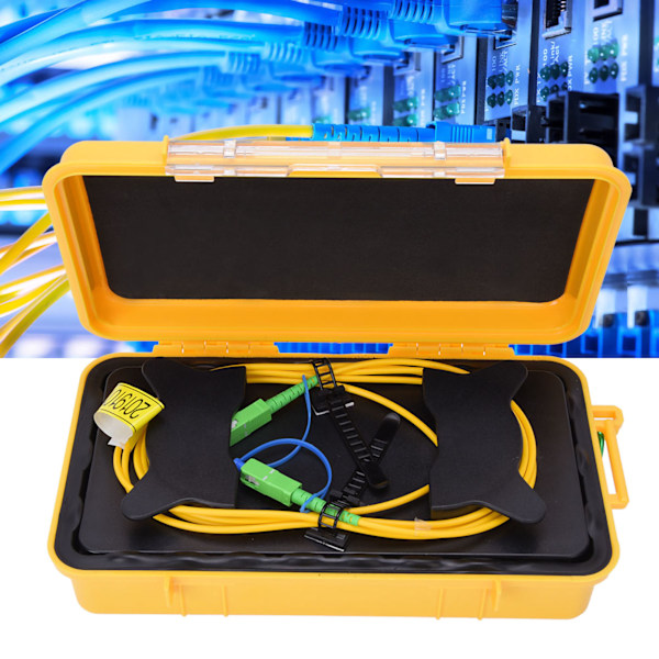 Fiberoptisk OTDR-lanseringsskabelboks Sc APC-Sc APC OTDR-fiberring Single Mode 500M