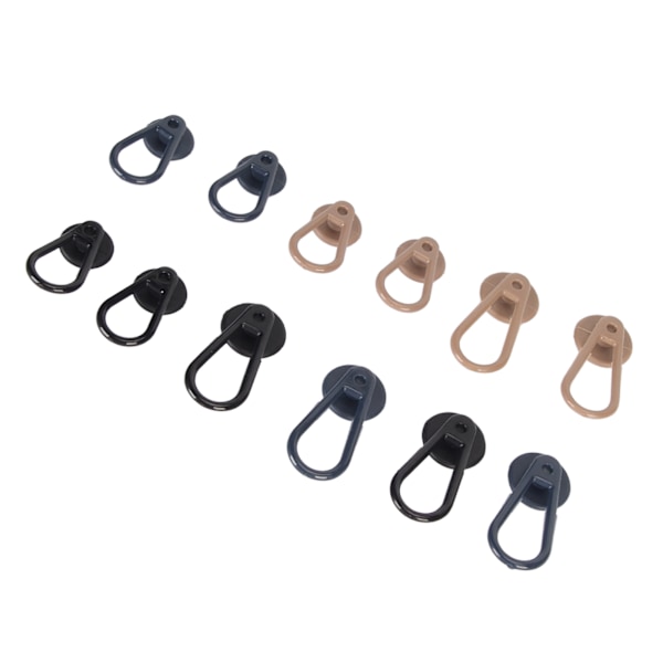 12st Button Extenders Byxor Midjeknappsförlängare Kvinnor Män Byxor Midjeförlängare 2 storlekar 10LB Midjeband Expander