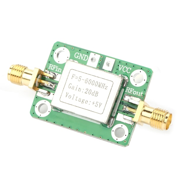 5M~6GHz RF bredbandssignalförstärkare effektförstärkare förstärkning 20dB med skärmande skal