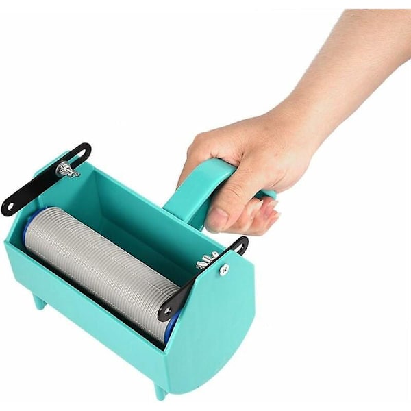 Mönstrad Målarvals - DIY Hemmaväggdekor, Färgvals med Fast Färg och Plast Handtag (5\")
