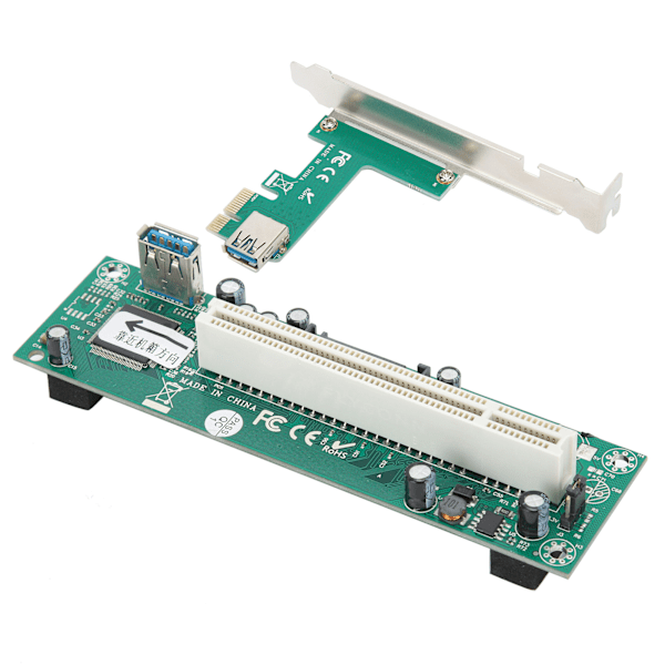 PCIE Express - PCI -sovitin, verkkokorttiohjain, Mini ASM1083, 4-nastainen liitin