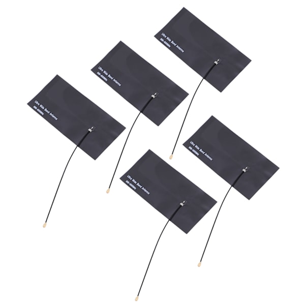 5 stk intern antenne 4G/3G/GSM/NB/GPRS/5G 15 DBI signalstabilisering forsterkning FPC myk antenne