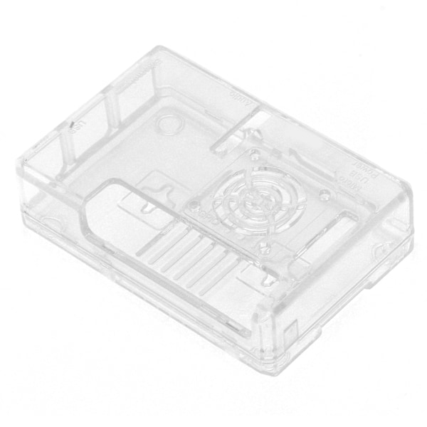 Transparent etui til Raspberry Pi ABS-beskyttelse Beskyttende gennemsigtigt kabinet til Raspberry Pi 3