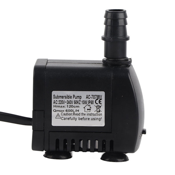 10W akvarium nedsenkbar vannpumpe Fish Tank Fontene Miniascape Motstand Micro Mute Rotorpumpe
