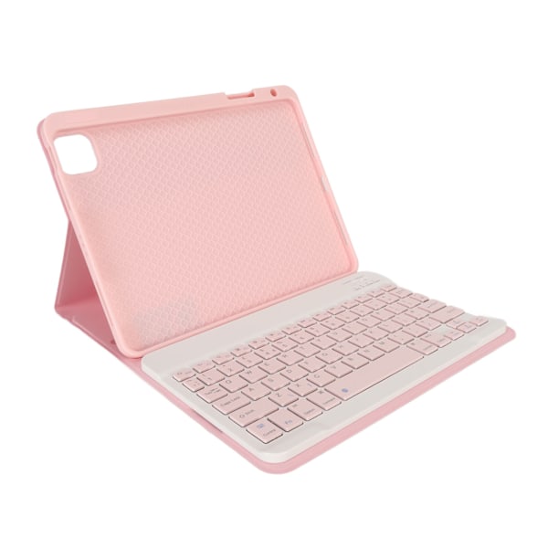 Tabletin näppäimistö UK-asettelu 10 metriä Bluetooth-yhteys Suojaava kotelo Langaton näppäimistö IOS Tablet Air 4/5 10.9 tuumaa Vaaleanpunainen