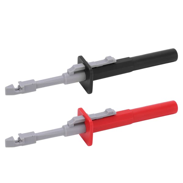 1 sæt trådpiercing sonde klip punktering testkrog blystifter med 4 mm jack J.30020 rød sort