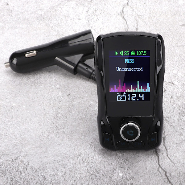 1,8 tommer TFT 360° Rotasjon Bil MP3-spiller Lader Trådløs FM39 Bluetooth-sender
