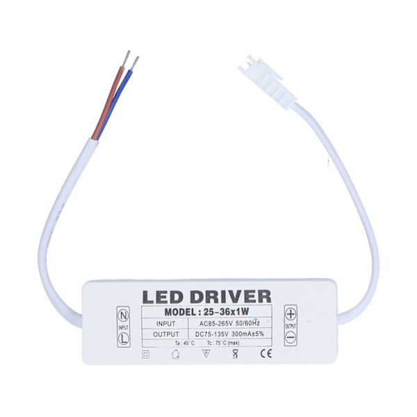 LED Driver Skyddsfunktion Bra värmeavledning Liten storlek Bekväm användning DIY Power Drive Connector för hushåll