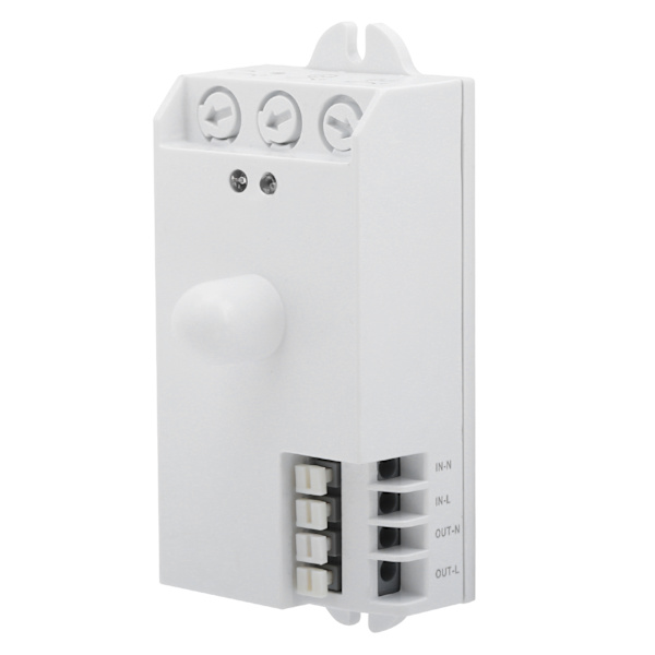 Mikroaaltoanturikytkin Pure White PVC Control Tarvikkeet TDL-1913 5,8 GHz AC85-250V