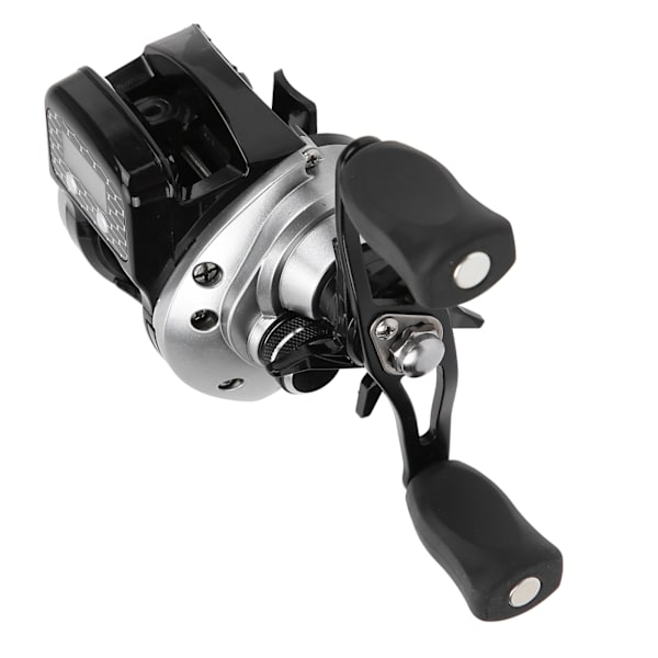 Digital Display Baitcasting Reel 16+1BB 6.3:1 Utväxling Centrifugalbroms Fiskehjul (Silver Dual Arm Right Hand)