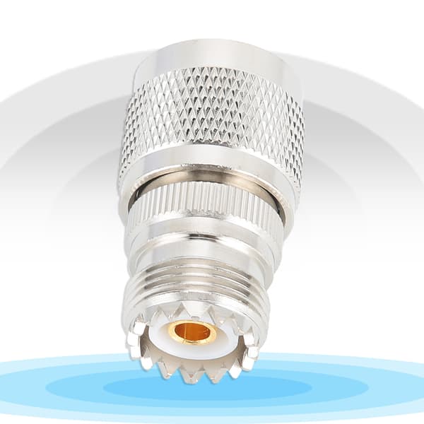 【NX】3 stk. lige N-type han til UHF SO-239 hun adapterstik til koaksialkabeladaptere