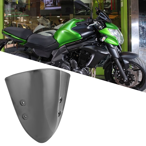 Moottoripyörän tuulilasi Flyscreen sopii Kawasaki ER-6N ER6N 2012-2014 (musta)