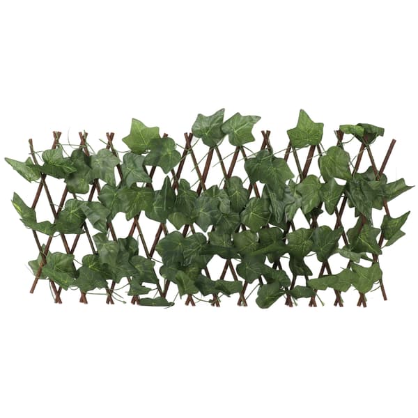 Kunstig Hæk Hegn Simulation Udvidbar Solbeskyttelse Vandtæt Kunstig Topiary Hæk Plante til Have Virginia Creeper Blade