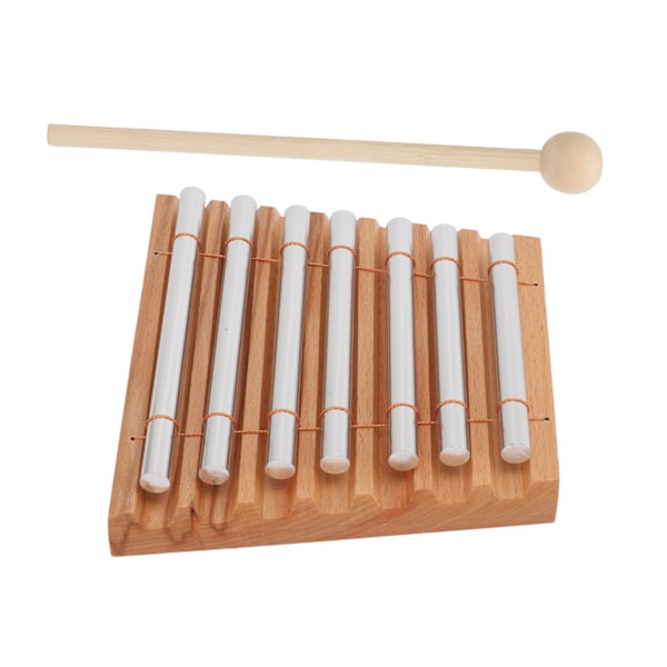 Energy Chime 7 Tone Handklokker Slagverksinstrument med klubbe for klasseromsledelse