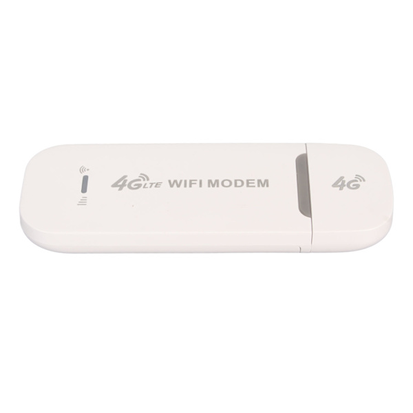4G WiFi-reititin 150Mbps SIM-kortpaikka 10 laitetta tukee USB Plug and Play 4G LTE USB WiFi-modeemi toimisto- ja matkustuskäyttöön Koti Valkoinen
