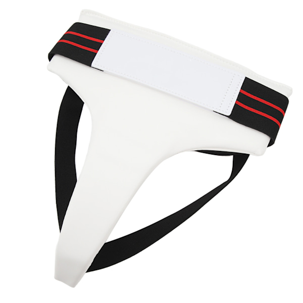 Taekwondo Groin Guard Dam Grenskydd Elastisk Jock Strap Supporter för boxningsträning S