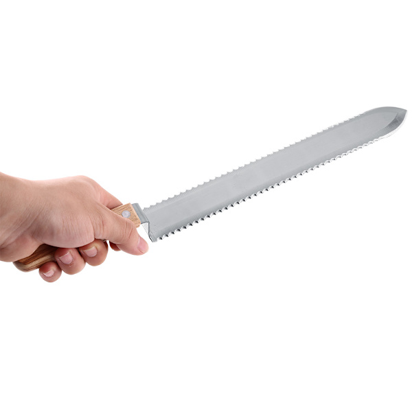 280 mm sågtandad kniv för biodling Verktyg för att ta av locket Knivutdragare Skrapa honung gör det själv