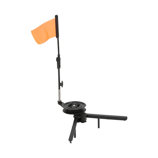 Isfiske Tips Up med rulle Triangel Base Foldbar vinterfiskespind flagstang tilbehør