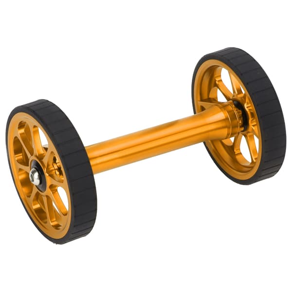 【NX】MEIJUN Easy Wheel Extension Telescopic Bar Easy Wheel Set 80mm breddning för Brompton 3sixtyGold