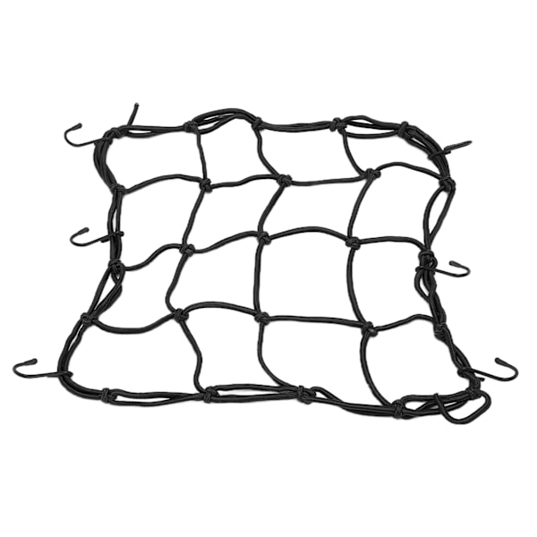 Cargo Net Nylon Robust Elastisk Bagagenet med Kroge til Vej Mountain Cykler Motorcykler Elektriske Køretøjer Sort