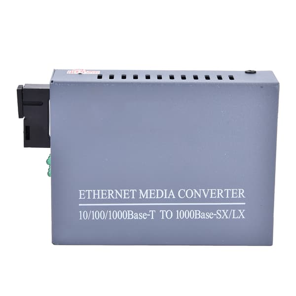 2 kpl Ethernet-muunnin Single Mode Single Core RJ45 Gigabit US-pistoke 110~240V