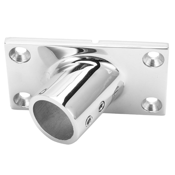 【NX】Bådgelænder Base Fitting Rustfrit Stål 60 Grader Rektangulær Bådgelænder Fitting 22mm/0.9in