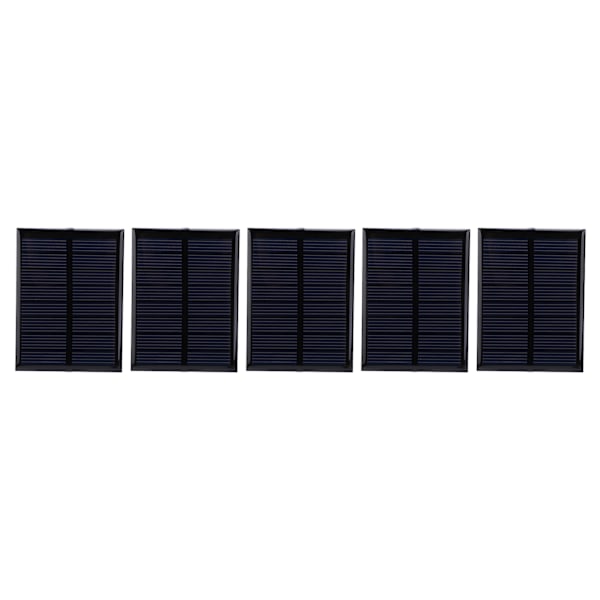 5 st mini solpanel epoxi cellkortsmodul för batterileksaker Laddare ljus 4V 150mA