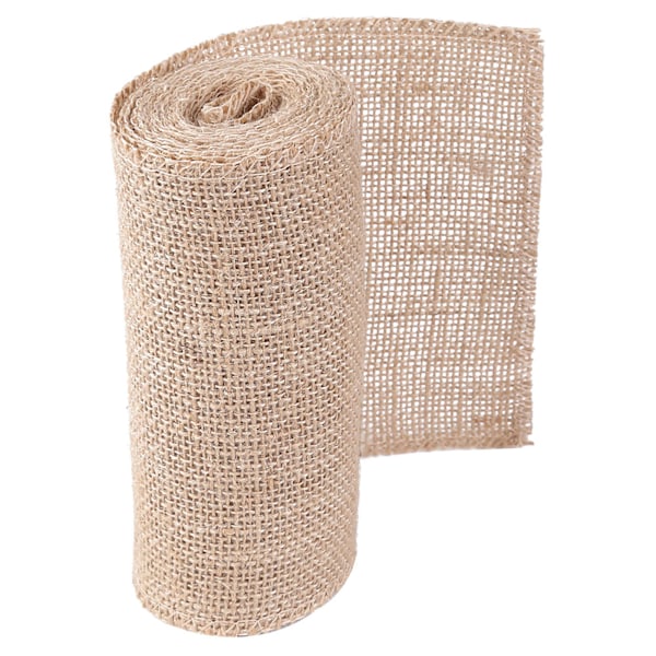 Jute-kangas joulukoristeiden valmistukseen (leveys: 15 cm)