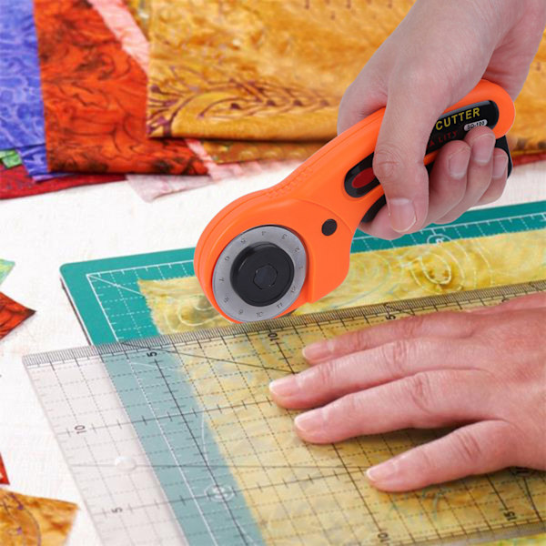 Rotary Cutter Quilters Sy Patch-Work Läder skärning Höghastighetstål rund kniv 45 mm