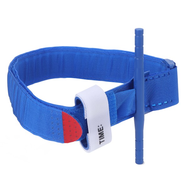 Tourniquet Emergency Outdoor Spinning Single Hand Tourniquet Livräddningsutrustning Blå