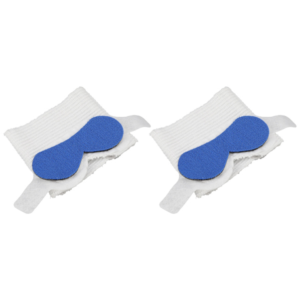 2 st Newborn Sunshade ögonmask Antiblått ljus Andas elastisk justering bomull baby ögonmask för nyfödd