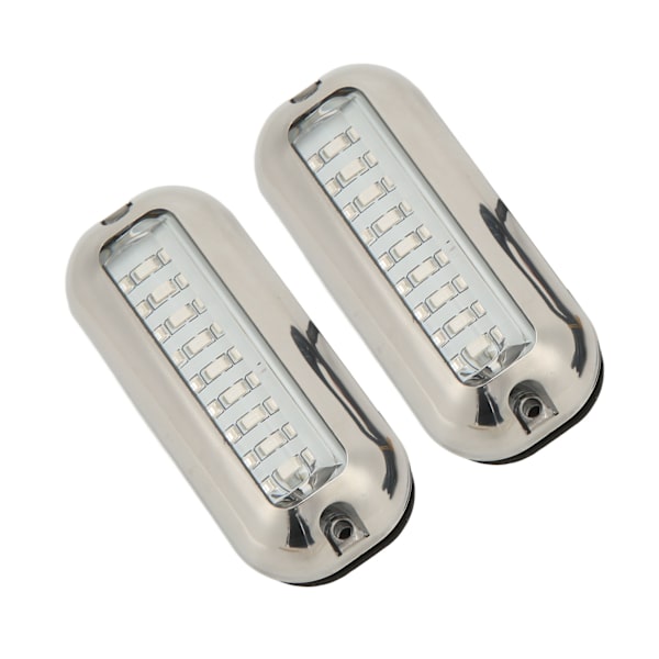 2 stk marine LED-lamper 3,5W vandtæt agterspejl båd undervands nedsænkelig lampe
