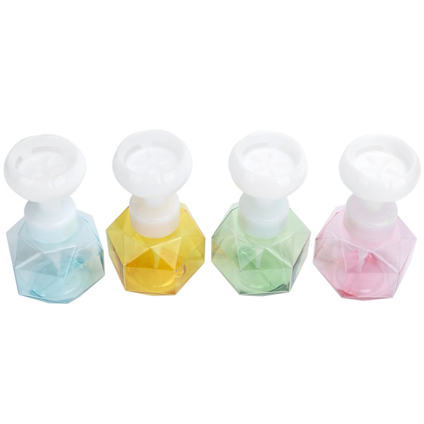4 stk flydende sæbeflaske 300 ml blomsterformet genopfyldningsbar skumdispenserbeholder