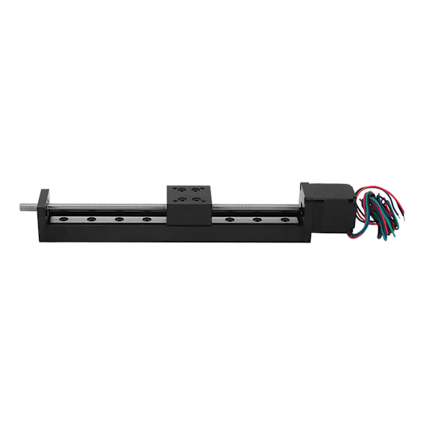 150 mm Slag linjär glidbord Legering Mini hög noggrannhet T-form skruv Enkelskena linjär rörelsesteg för X Y Z-axlar