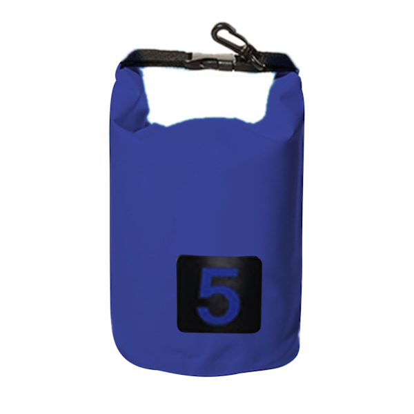 Vattentät Bucket Bag Vattenavvisande Dry Bag Modern för Outdoor Rafting Camping5L Mörkblå