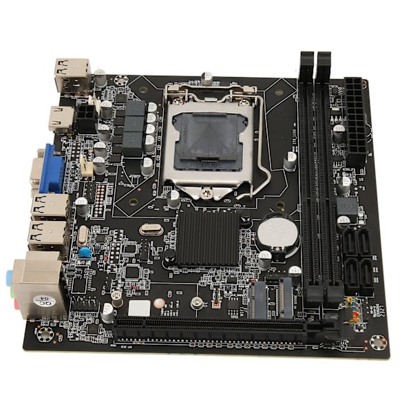 Työpöytäemolevy LGA1155 liitäntä Dual Channel DDR3 4 SATA 2.0 M.2 NVME PCIe 2.0 X16 VGA HD-lähtö ITX-emolevy